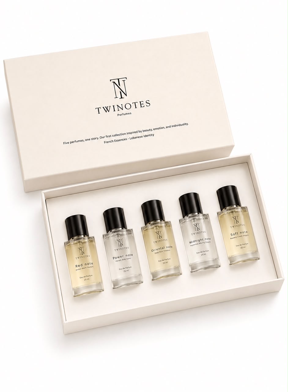 Twinotes discovery set of five 25ml bottles